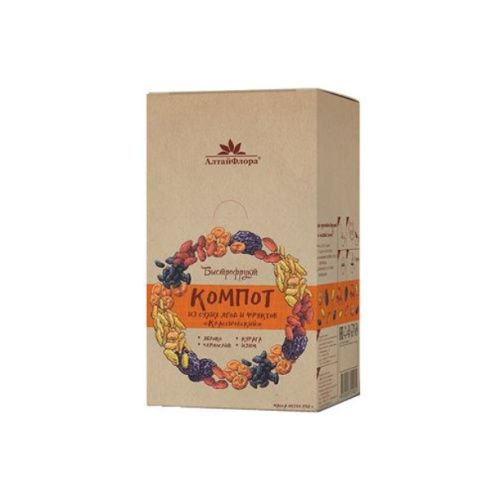 Компот из сухих ягод и фруктов Быстрофрукт классический Алтайфлора 250гр