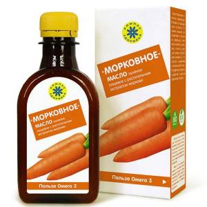 Масло льняное морковное с экстрактом моркови 200мл