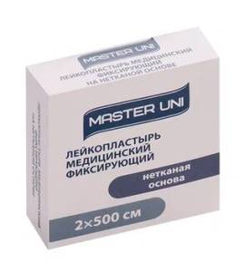 Лейкопластырь фиксирующий Master Uni Unipore нетканая основа