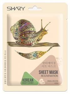 Shary маска для лица Омолаживание муцин улитки и центелла азиатская 25г
