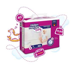 Подгузники Хелен Харпер Baby XL для детей 15-30кг 40шт